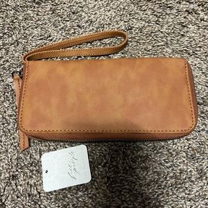 Free People Distressed Vegan Wallet